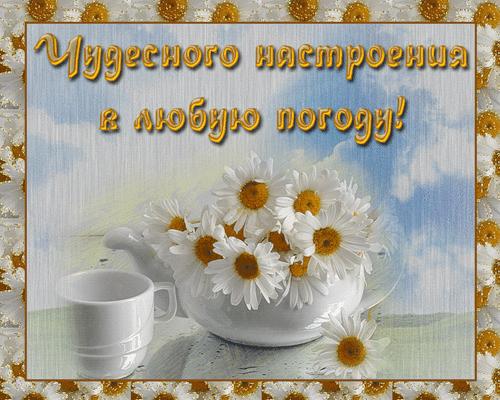 Чудесного настроения в любую погоду - скачать бесплатно на otkrytkivsem.ru