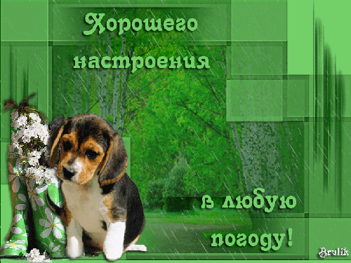 Хорошего настроения в любую погоду - скачать бесплатно на otkrytkivsem.ru