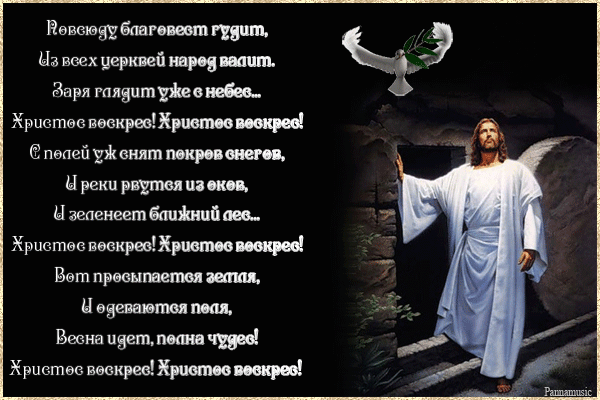 Христос Воскресе анимация - скачать бесплатно на otkrytkivsem.ru
