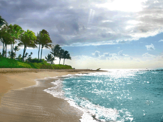 Картинка Лето море солнце пляж - скачать бесплатно на otkrytkivsem.ru