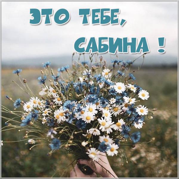Красивая картинка с именем Сабина - скачать бесплатно на otkrytkivsem.ru