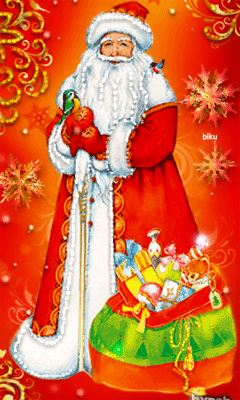 Новогодняя картинка Дед Мороз - скачать бесплатно на otkrytkivsem.ru