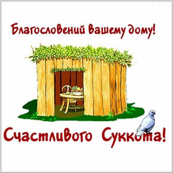 Открытка на Суккот - скачать бесплатно на otkrytkivsem.ru