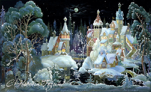 Сказочная ночь в Новый год - скачать бесплатно на otkrytkivsem.ru