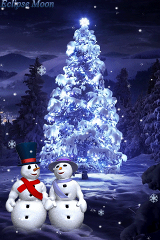 У елки целуются снеговики - скачать бесплатно на otkrytkivsem.ru