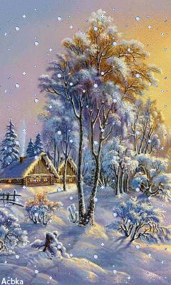 Зима в деревне - скачать бесплатно на otkrytkivsem.ru