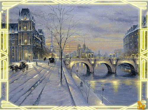 Зима в Париже - скачать бесплатно на otkrytkivsem.ru