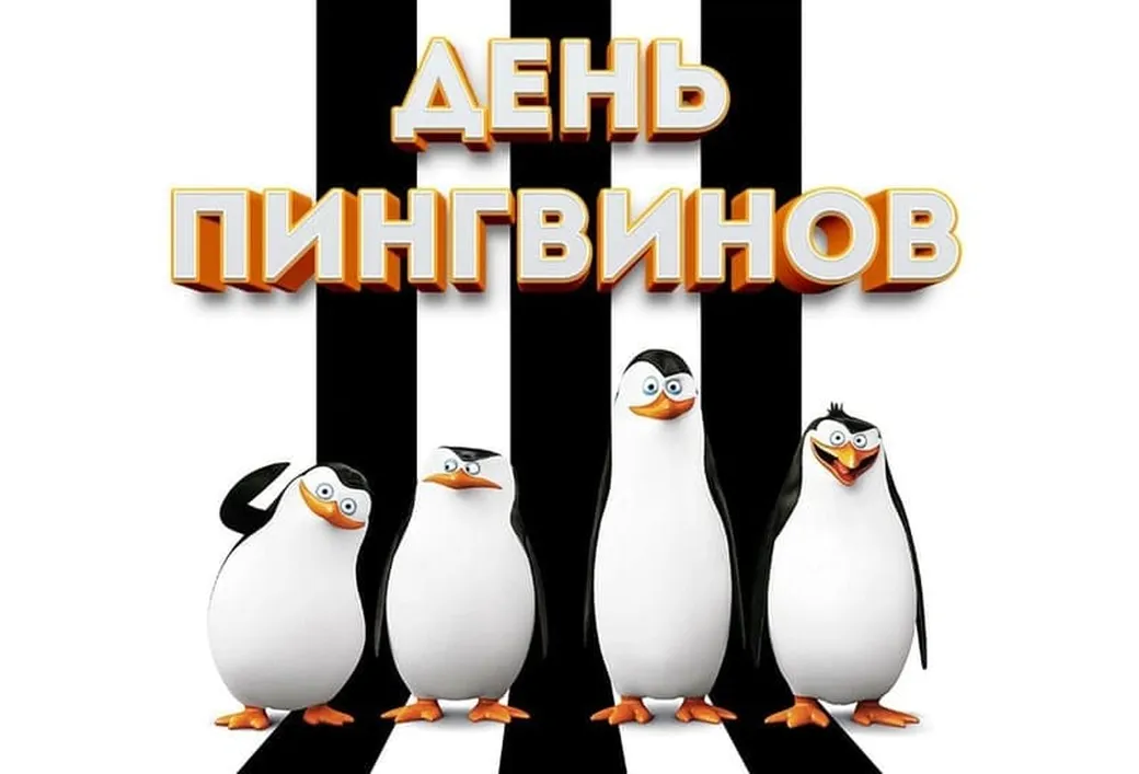 Официальная открытка с днем пингвинов - скачать бесплатно на otkrytkivsem.ru
