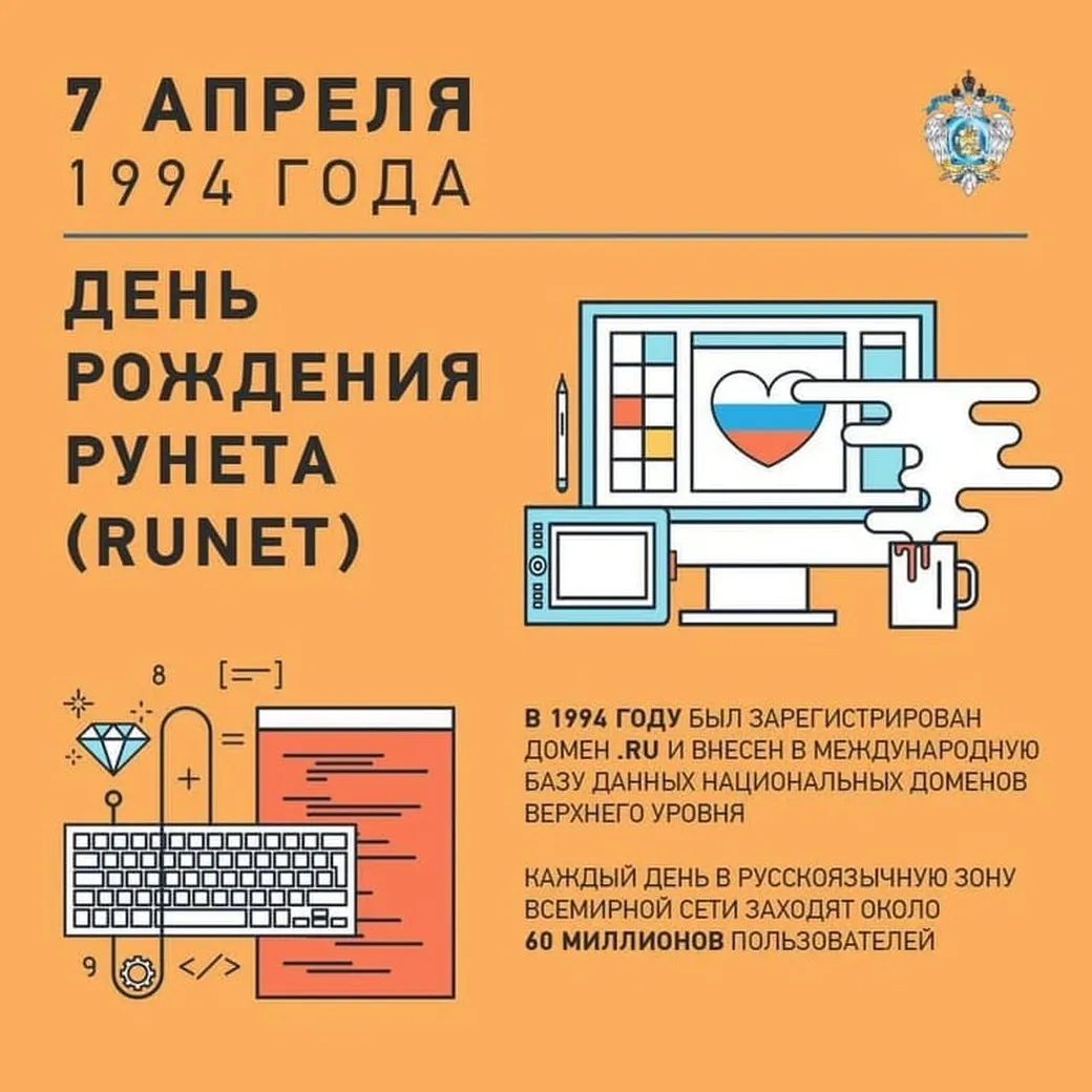 Поздравить с днем рождения рунета открыткой - скачать бесплатно на otkrytkivsem.ru