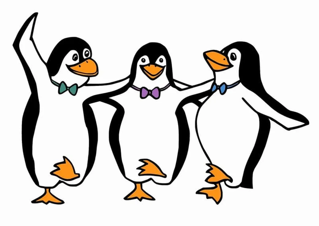 Тематическая картинка с днем пингвинов - скачать бесплатно на otkrytkivsem.ru