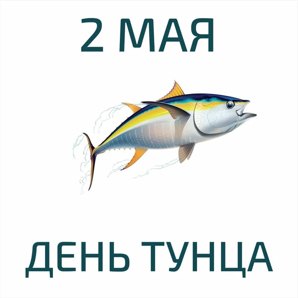 Забавная открытка с днем тунца - скачать бесплатно на otkrytkivsem.ru