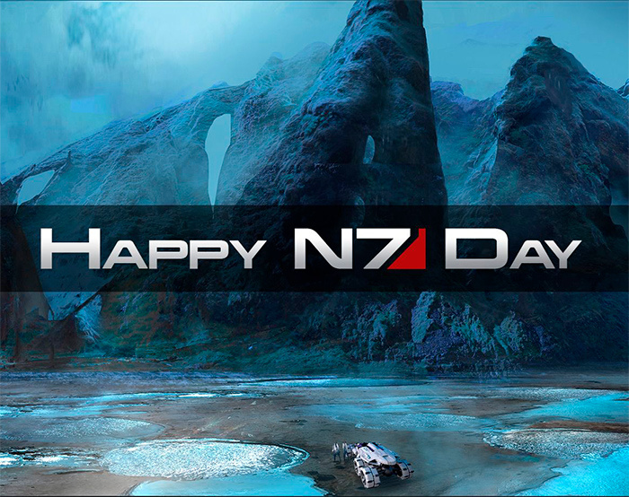 Картинка с поздравлением Happy N7 day!