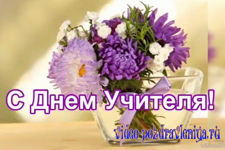 Видео Поздравление с Днём Учителя - скачать бесплатно на otkrytkivsem.ru