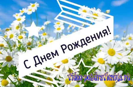 Видео С Днём Рождения - для женщины - скачать бесплатно на otkrytkivsem.ru
