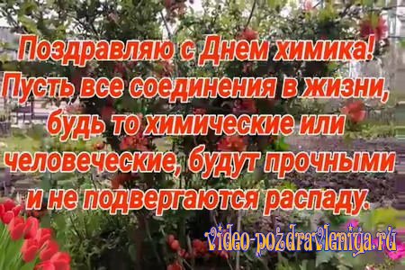 Видео Видео Поздравление с Днём Химика - скачать бесплатно на otkrytkivsem.ru